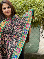 Georgette Dupatta with Thread & Sequin Embroidery