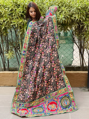 Georgette Dupatta with Thread & Sequin Embroidery