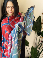 Cotton Silk Clamp Dyed Dupatta