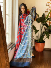 Cotton Silk Clamp Dyed Dupatta