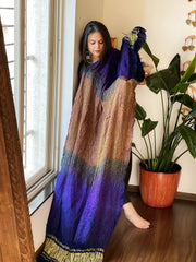 Rai Bandhej Dupatta in Pure Gajji Silk