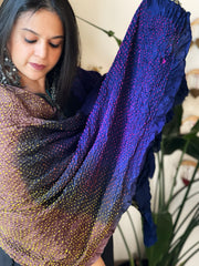 Rai Bandhej Dupatta in Pure Gajji Silk