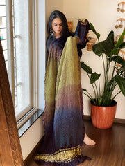 Rai Bandhej Dupatta in Pure Gajji Silk