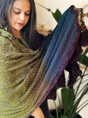 Rai Bandhej Dupatta in Pure Gajji Silk