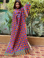 Handmade Phulkari Dupatta in Cotton