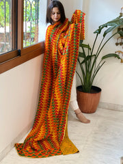 Handmade Bagh Phulkari Dupatta in Crepe