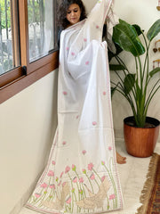 Handmade Kantha Dupatta in Pure Cotton