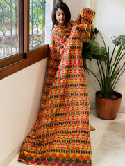 Handmade Phulkari Dupatta in Cotton