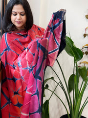 Cotton Silk Clamp Dyed Dupatta