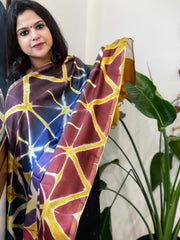 Cotton Silk Clamp Dyed Dupatta