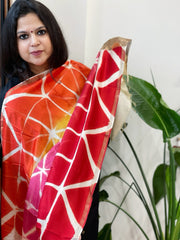 Cotton Silk Clamp Dyed Dupatta