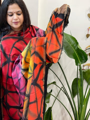 Cotton Silk Clamp Dyed Dupatta