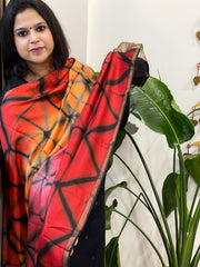 Cotton Silk Clamp Dyed Dupatta