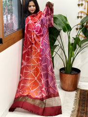 Cotton Silk Clamp Dyed Dupatta