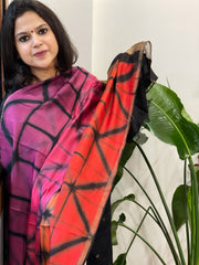 Cotton Silk Clamp Dyed Dupatta