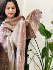 Woven Pure Silk Kaani Dupatta with Zari