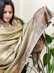 Woven Pure Silk Kaani Dupatta with Zari
