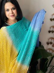 Rai Bandhej Dupatta in Pure Georgette