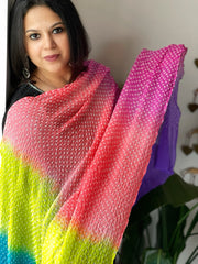 Rai Bandhej Dupatta in Pure Georgette