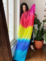 Rai Bandhej Dupatta in Pure Georgette