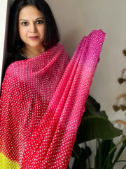 Rai Bandhej Dupatta in Pure Georgette