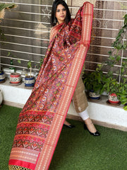 Printed Patola Dupatta in Fine Art Silk