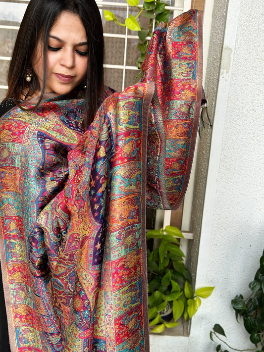 Woven Pure Silk Kaani Dupatta