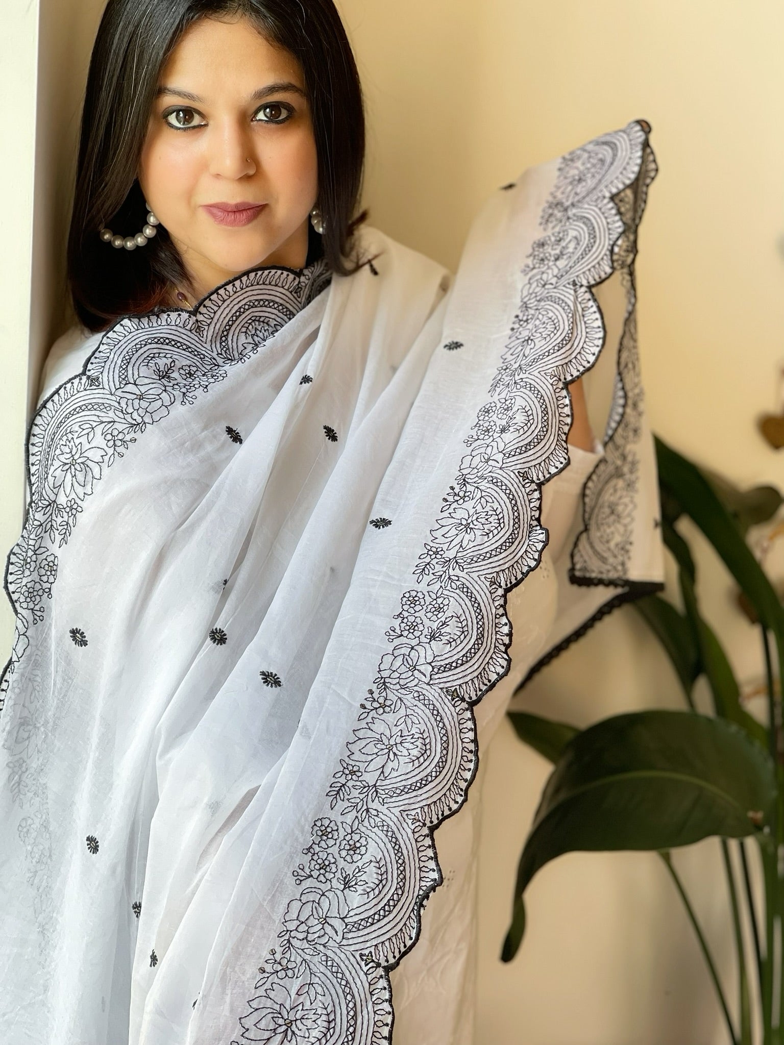 Thread buy by Thread | Special Ikat Handwoven Cotton Dupatta