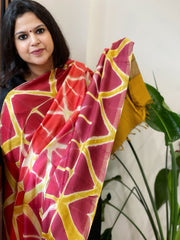 Cotton Silk Clamp Dyed Dupatta - Masakalee
