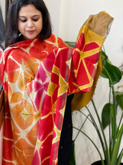 Cotton Silk Clamp Dyed Dupatta - Masakalee