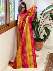 Handmade Kantha Dupatta in Silk - Masakalee