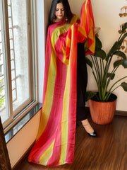 Handpainted Dupatta in Pure Silk - Masakalee