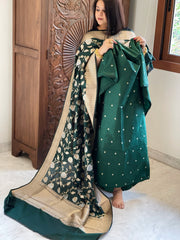 Handwoven Banarasi Suit Set in Pure Silk - Masakalee