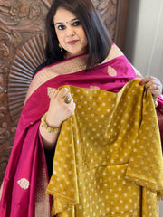Handwoven Banarasi Suit Set in Pure Silk - Masakalee