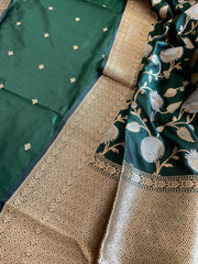 Handwoven Banarasi Suit Set in Pure Silk - Masakalee