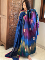 Handwoven Banarasi Suit Set in Pure Silk - Masakalee