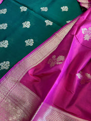 Handwoven Banarasi Suit Set in Pure Silk - Masakalee