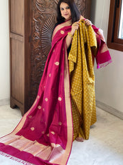 Handwoven Banarasi Suit Set in Pure Silk - Masakalee