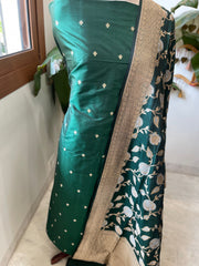 Handwoven Banarasi Suit Set in Pure Silk - Masakalee