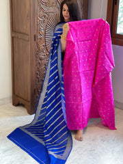 Handwoven Banarasi Suit Set in Pure Silk - Masakalee