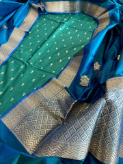 Handwoven Banarasi Suit Set in Pure Silk - Masakalee