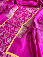 Handwoven Banarasi Suit Set in Pure Silk - Masakalee