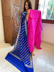 Handwoven Banarasi Suit Set in Pure Silk - Masakalee