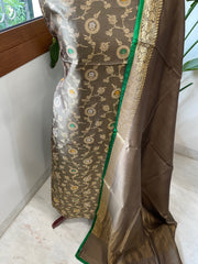 Handwoven Banarasi Suit Set in Pure Silk - Masakalee