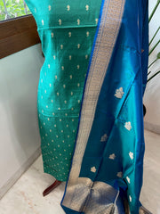 Handwoven Banarasi Suit Set in Pure Silk - Masakalee