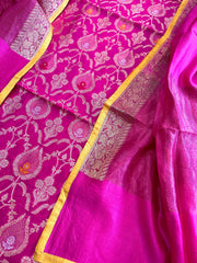 Handwoven Banarasi Suit Set in Pure Silk - Masakalee