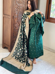 Handwoven Banarasi Suit Set in Pure Silk - Masakalee