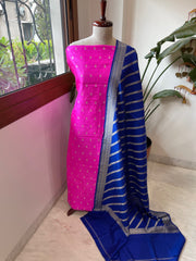 Handwoven Banarasi Suit Set in Pure Silk - Masakalee