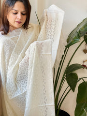 Handwoven Chanderi Dupatta with Self Design - Masakalee