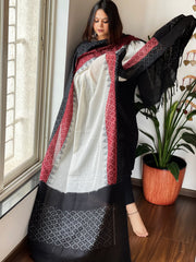 Handwoven Ikat Dupatta in Cotton - Masakalee